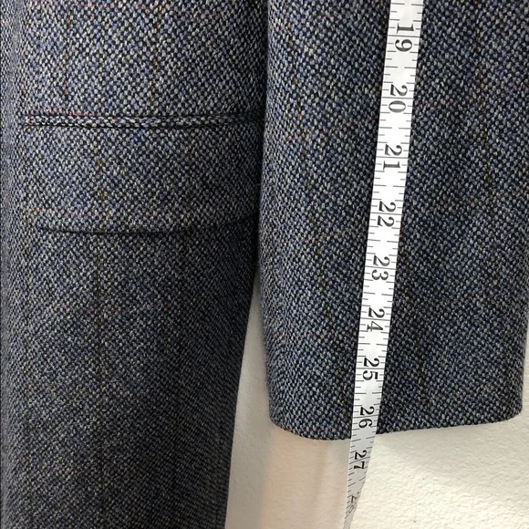Burberry Men’s Blazer Sports Coat Wool Cashmer Blend Tweed Size 46